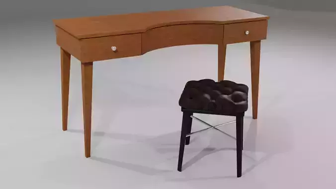 table chair 3D model