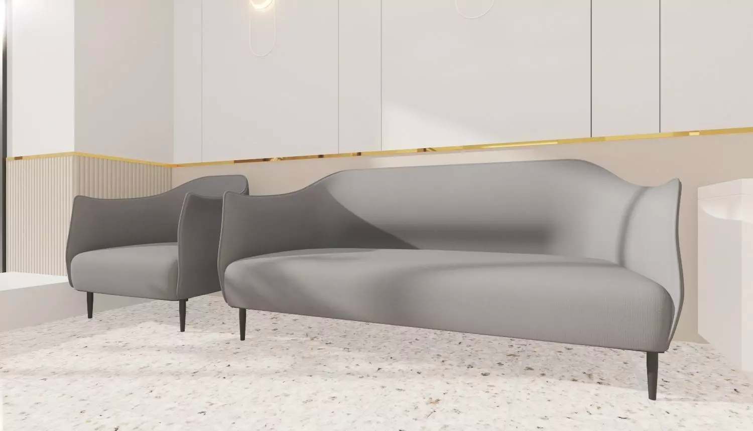 hue sofa 3D model_0