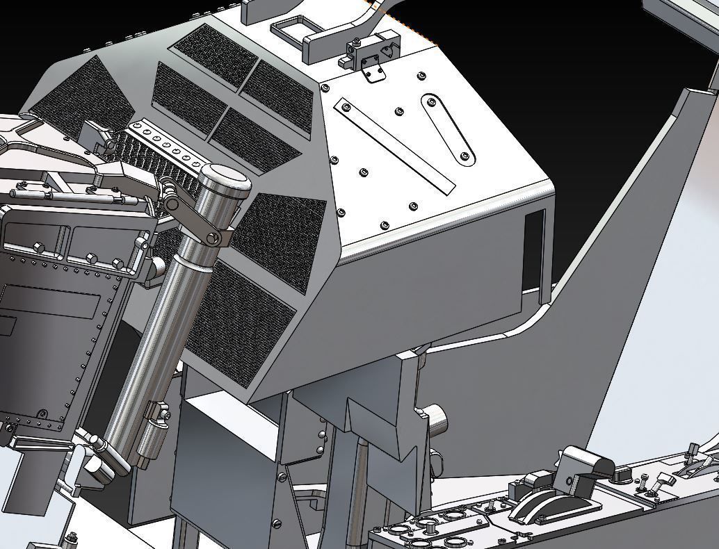 BOEING T45 Complete cockpit Stl files only 3D print model 3D print model_14