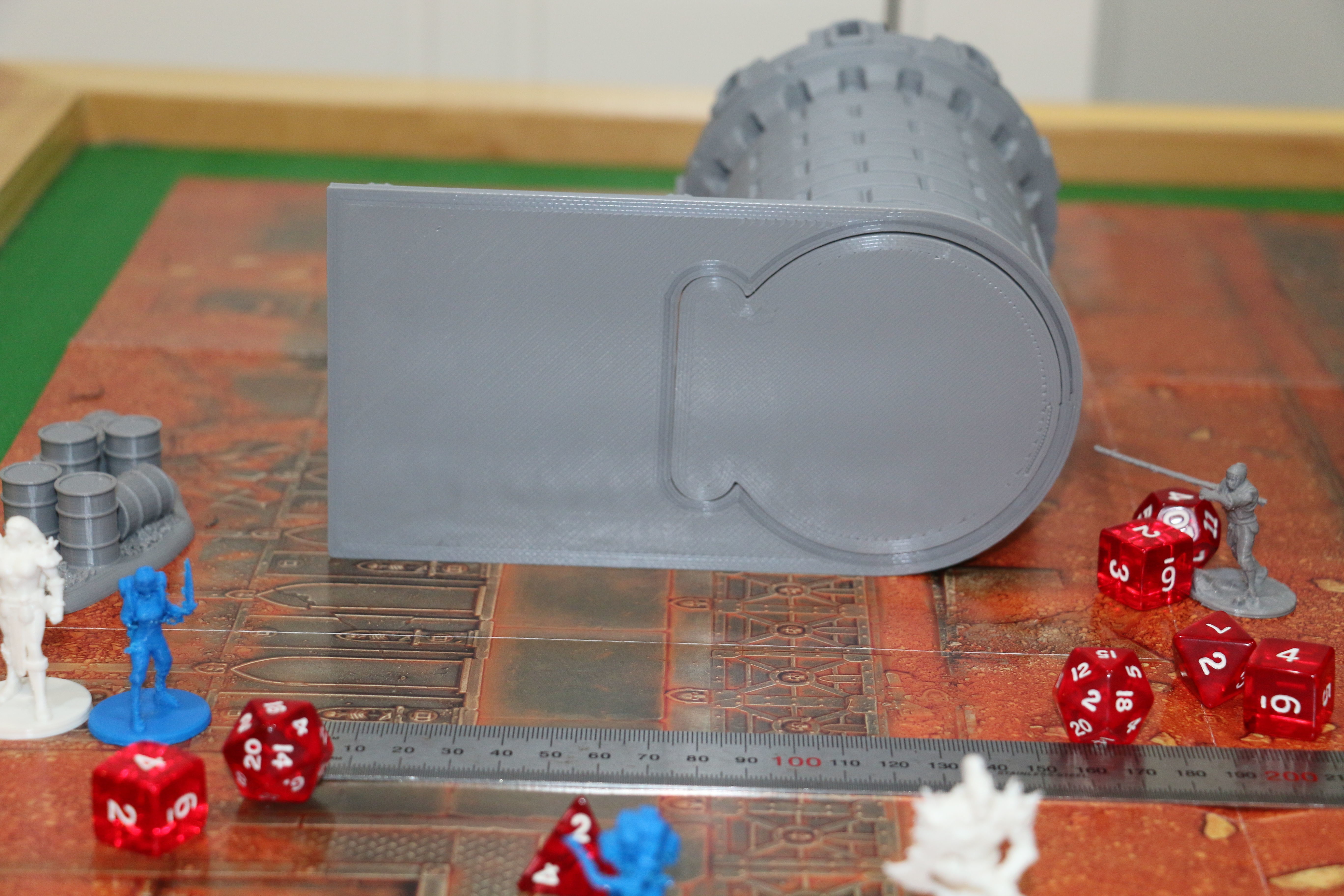 Dice Tower - Hydra Castle - 15cm tall - roll dice thru staircase 3D print model_10