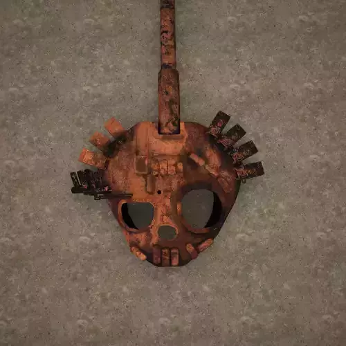 Burned Russian T90 Tank Turret debris