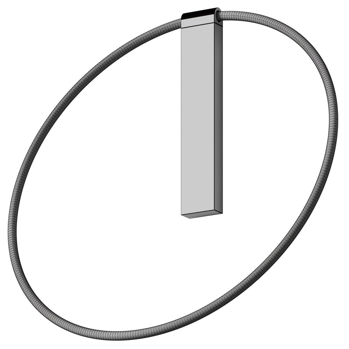 Lancia Tonda Wall Lamp by Egoluce 3D model_2