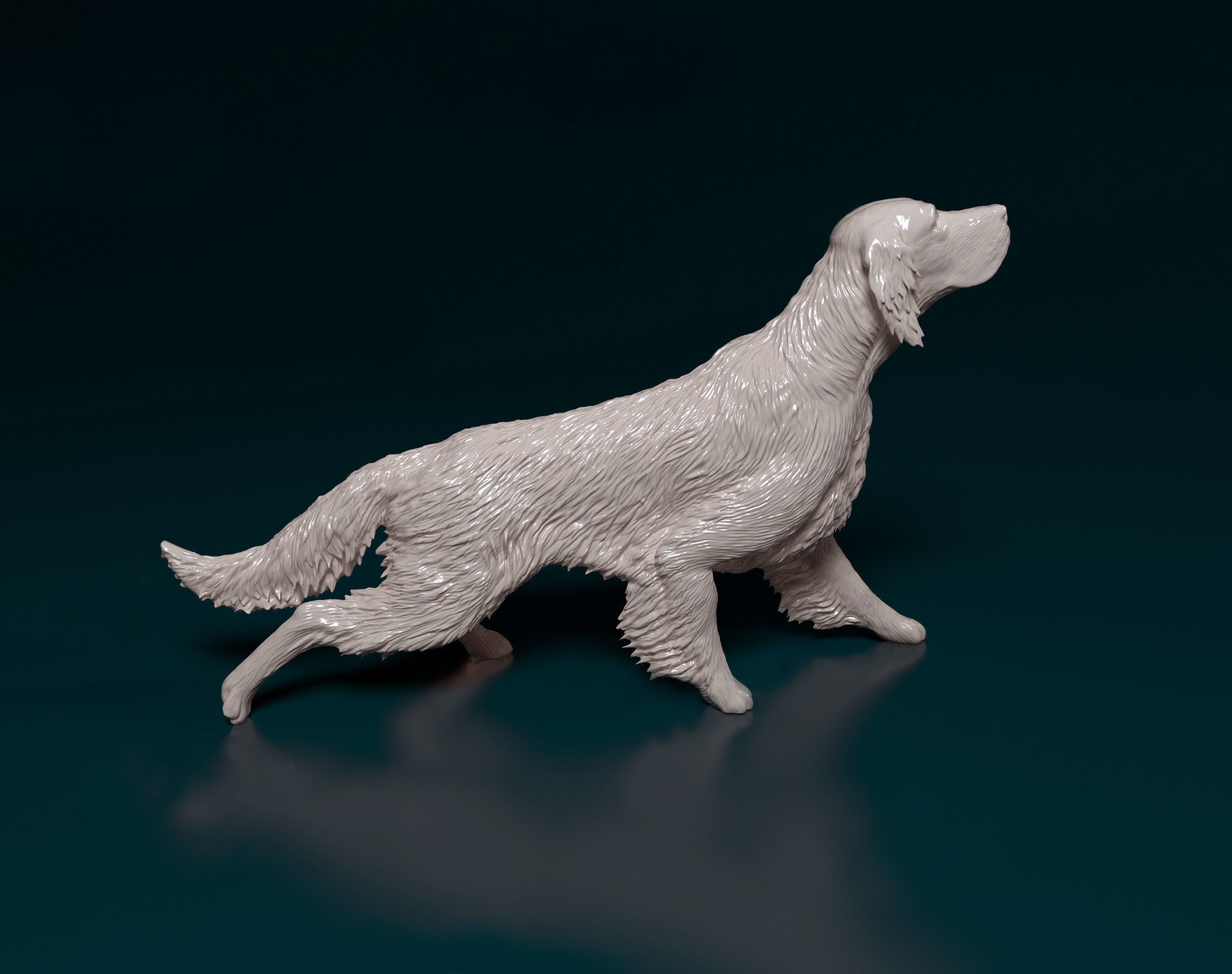 Hunting English Setter 3D print model_1
