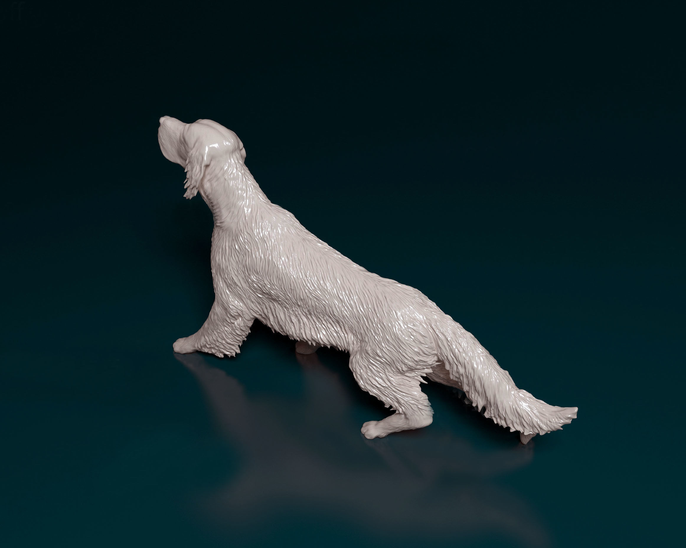 Hunting English Setter 3D print model_4