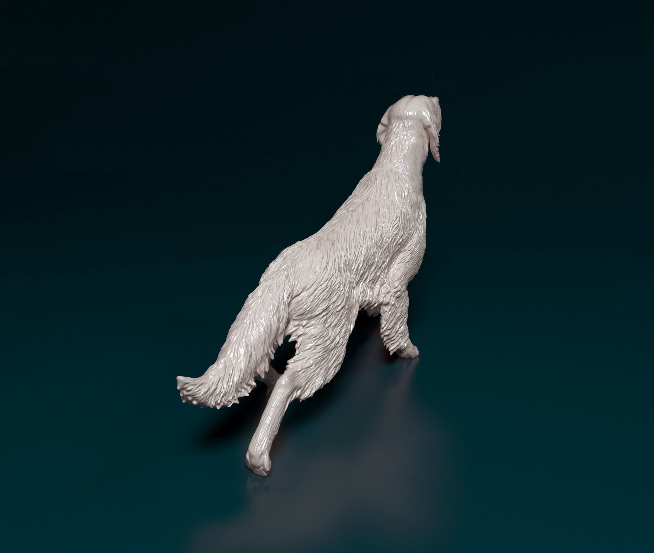 Hunting English Setter 3D print model_2