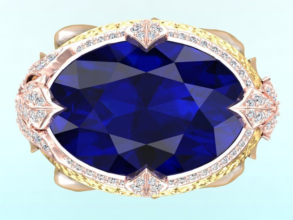 Mythical ring - Zeus rings - Ring of Greek Mythology - N 427 3D print model_7