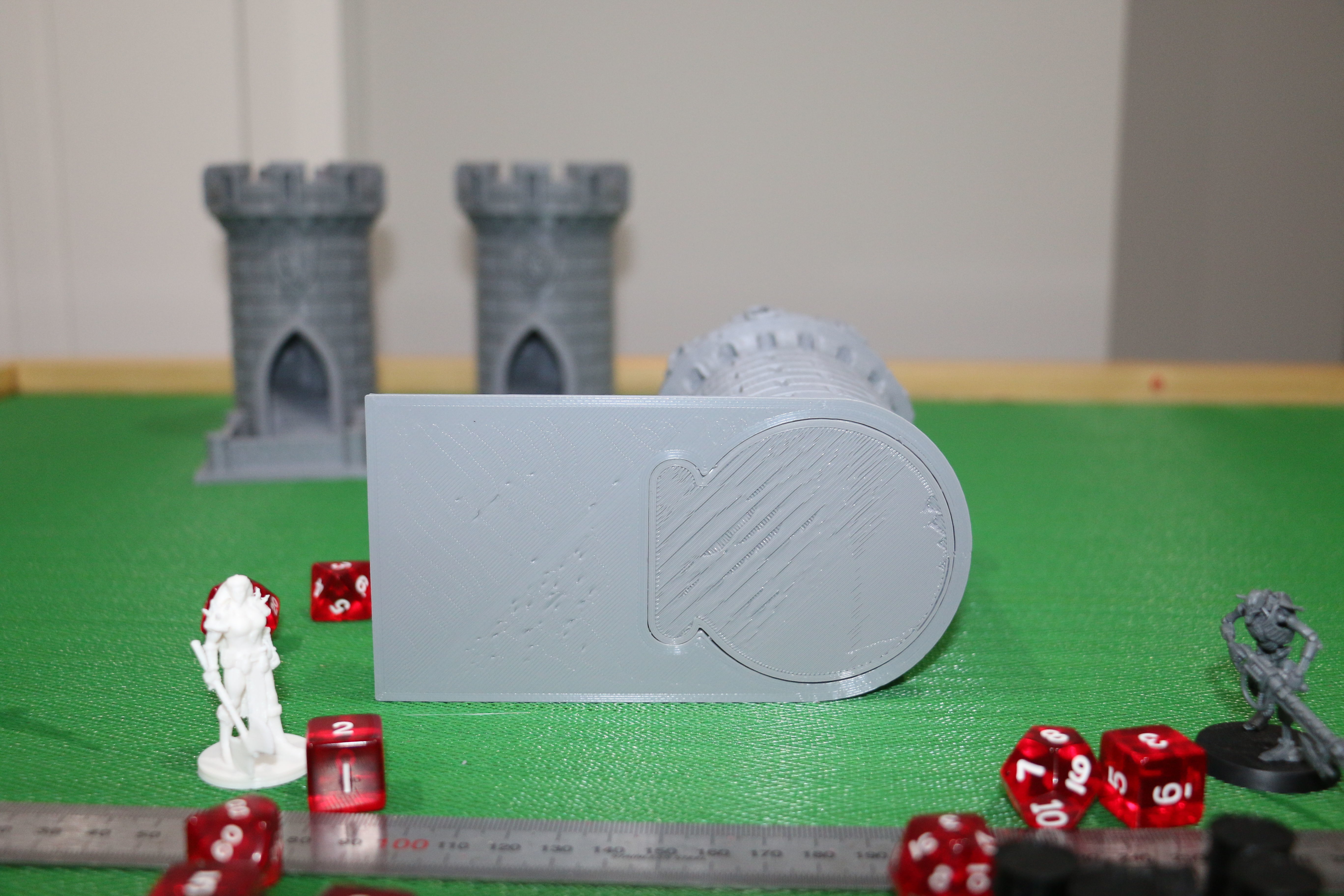 Dice Tower - Squid Castle-15cm tall - roll dice thru staircase 3D print model_6