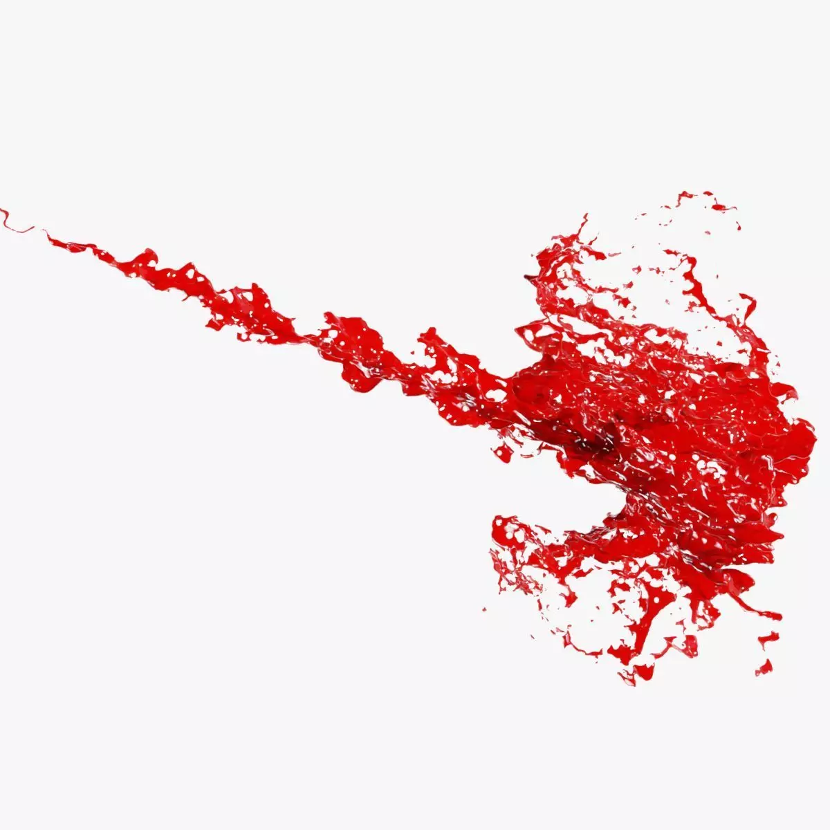 Blood Burst Static 7 3D model