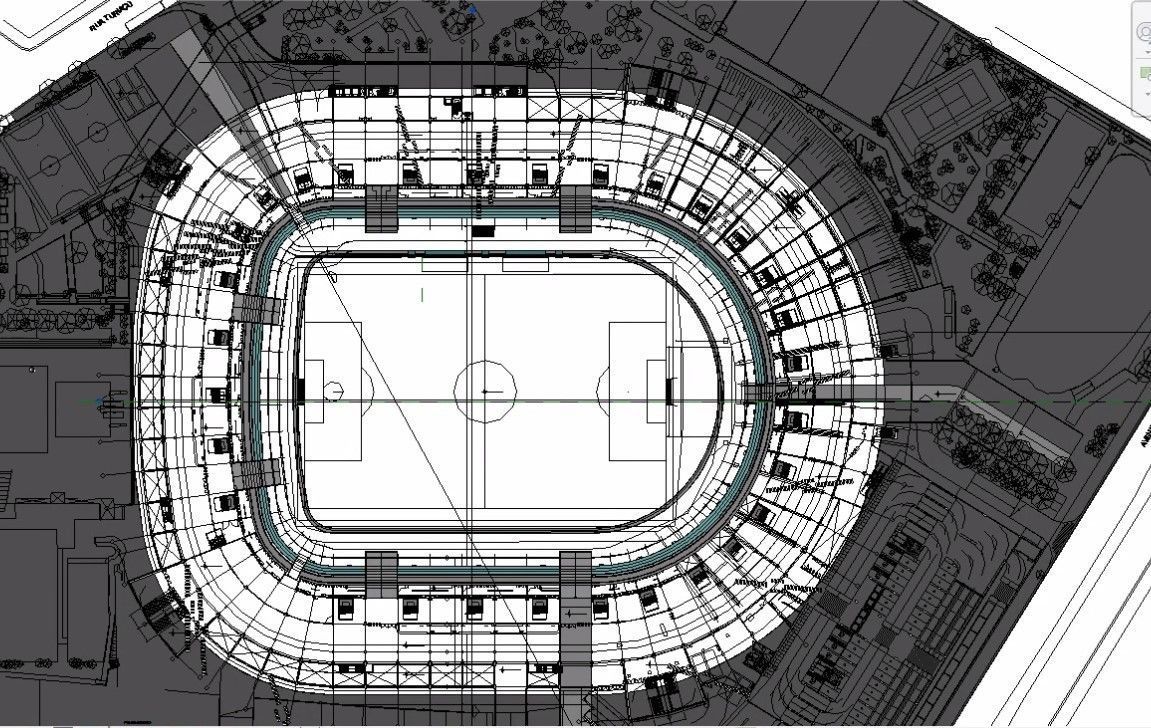 sports stadium compelete revit project  02 3D model_32