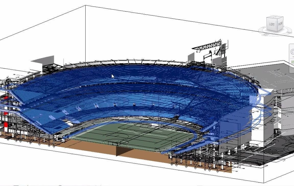 sports stadium compelete revit project  02 3D model_26