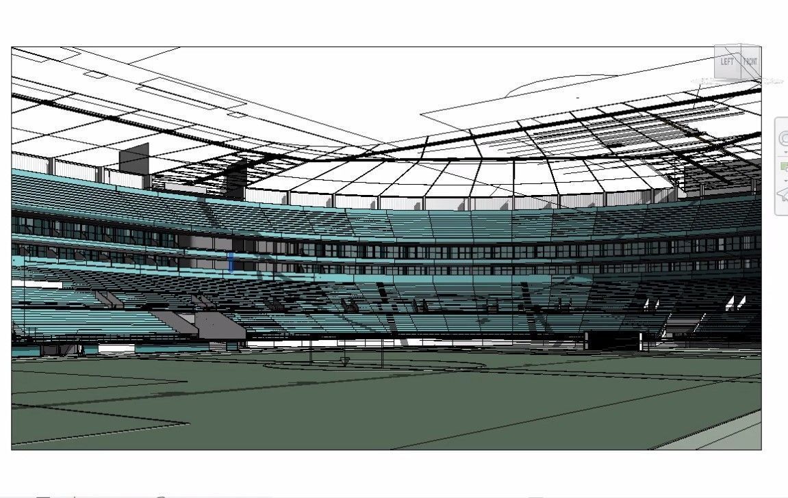sports stadium compelete revit project  02 3D model_28