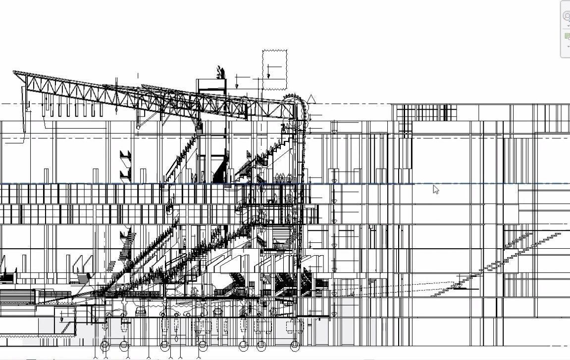 sports stadium compelete revit project  02 3D model_33