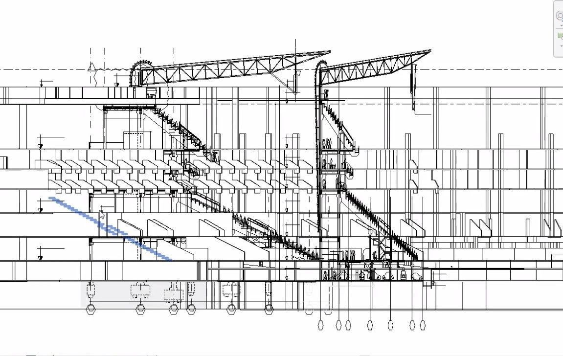 sports stadium compelete revit project  02 3D model_24
