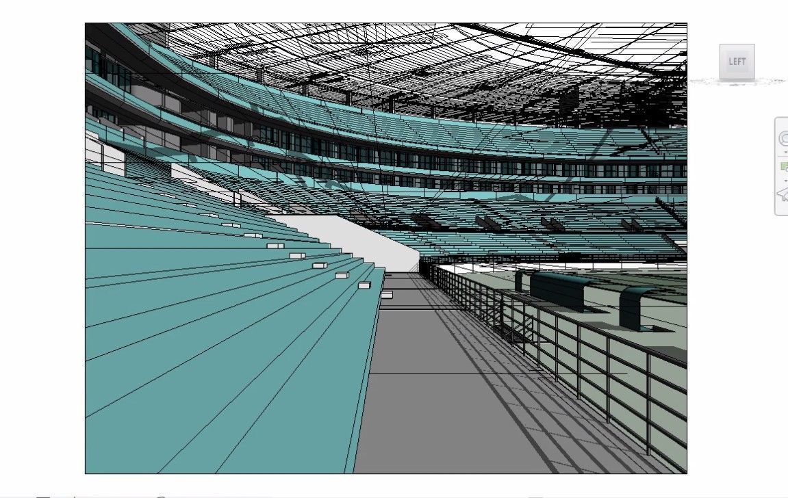 sports stadium compelete revit project  02 3D model_25