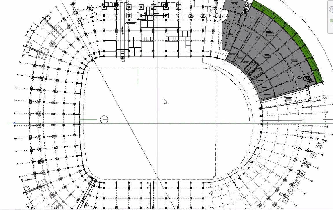 sports stadium compelete revit project  02 3D model_8