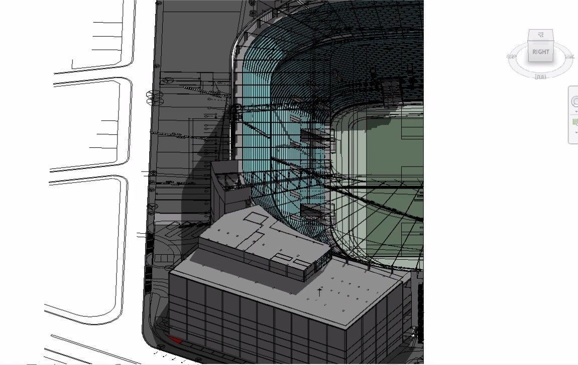 sports stadium compelete revit project  02 3D model_15