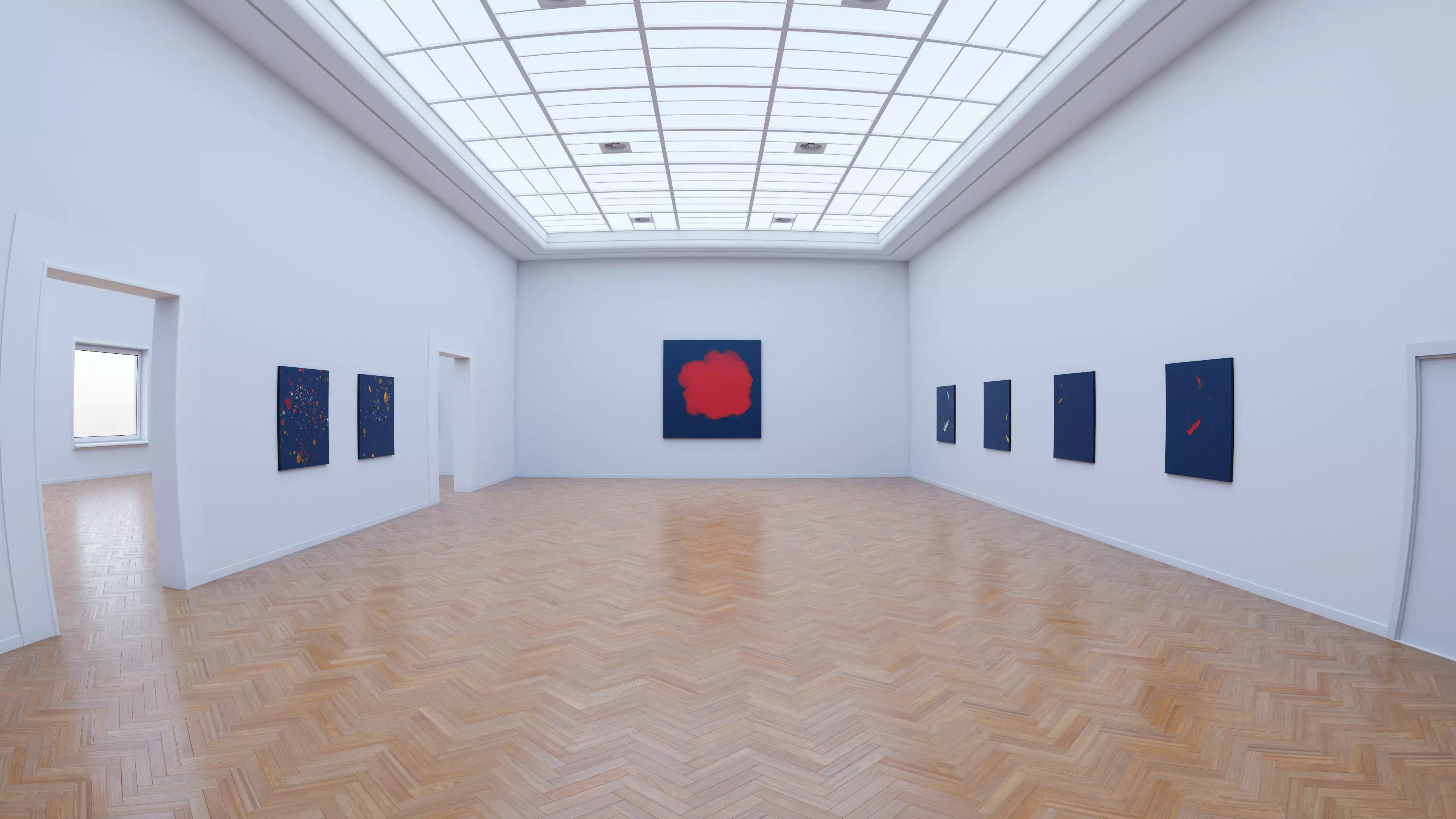 Art Museum Gallery Interior 26 Low-poly 3D model_0