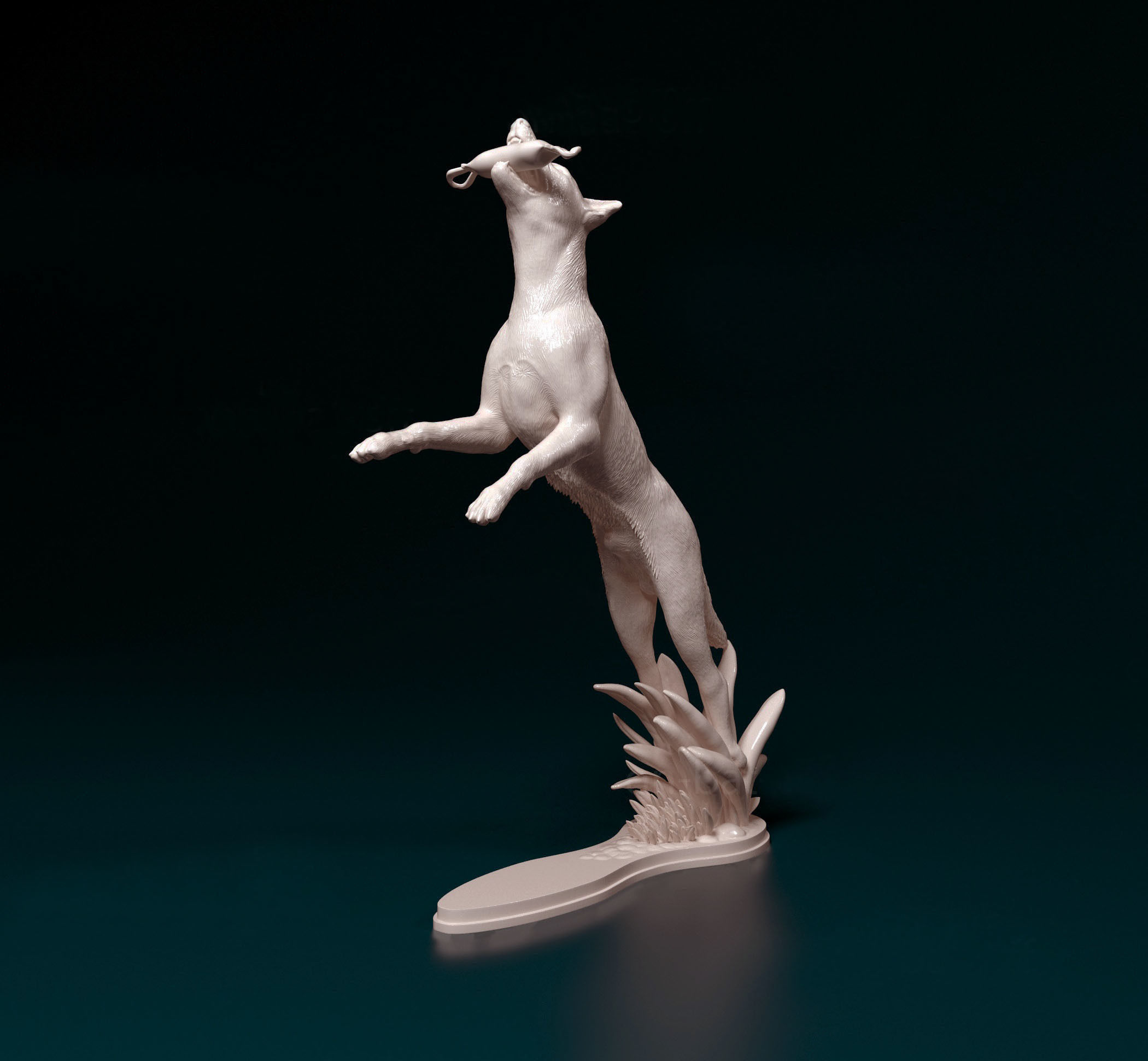 Flying dog 3D print model_4