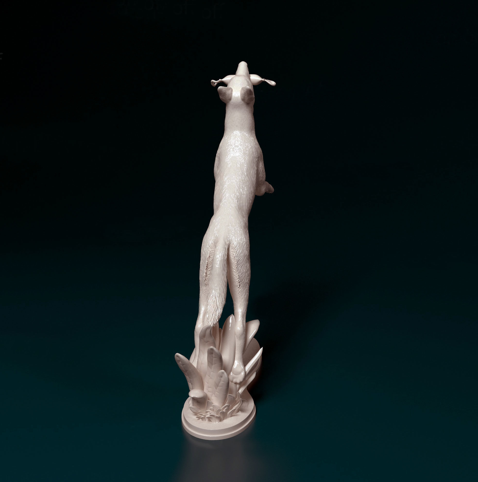 Flying dog 3D print model_1