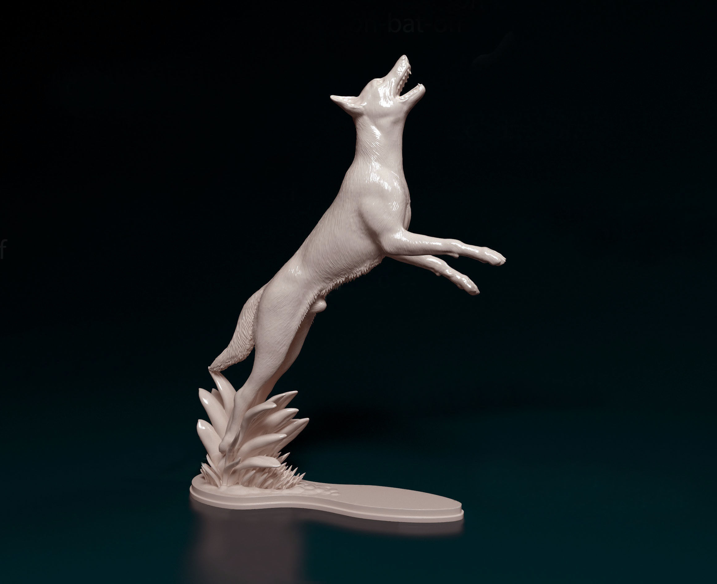 Flying dog 3D print model_7