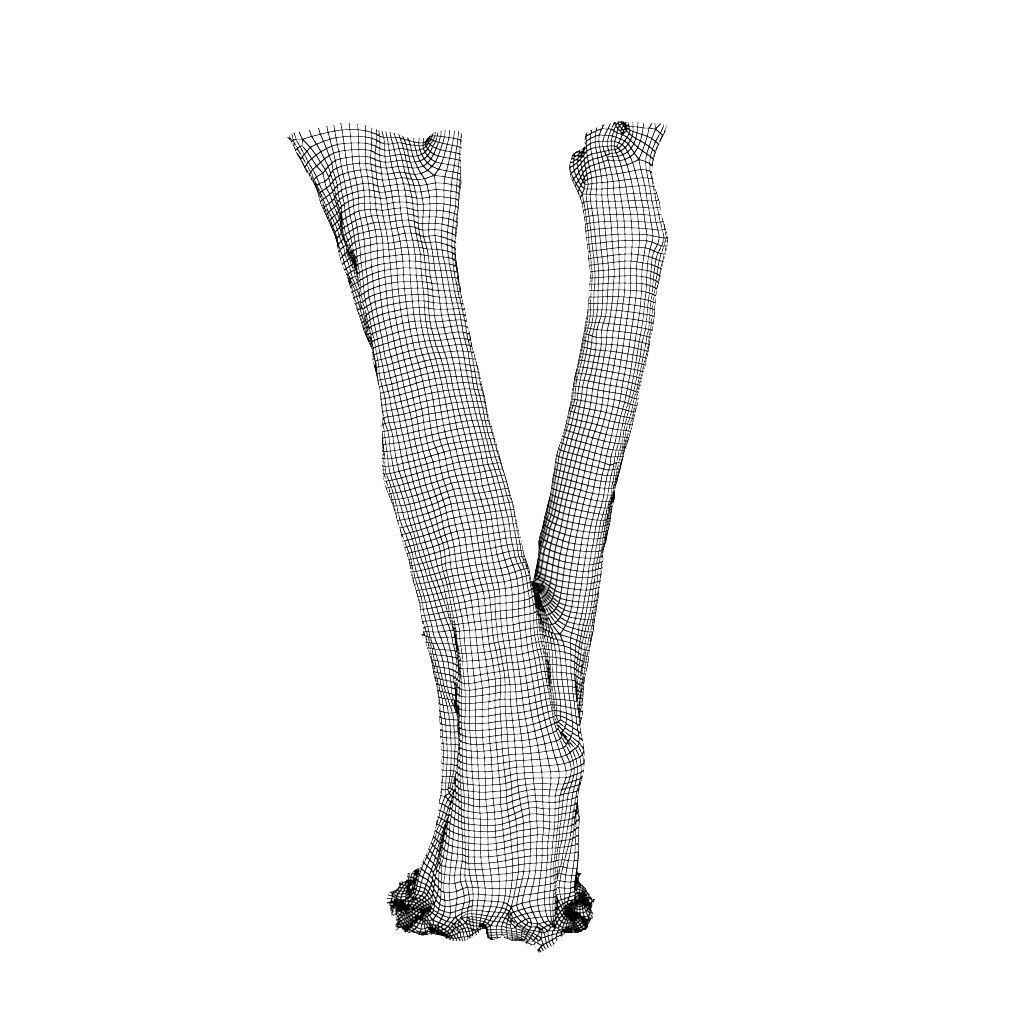 Low poly - High poly Trunk 04 - Photogrammetry Low-poly 3D model_12