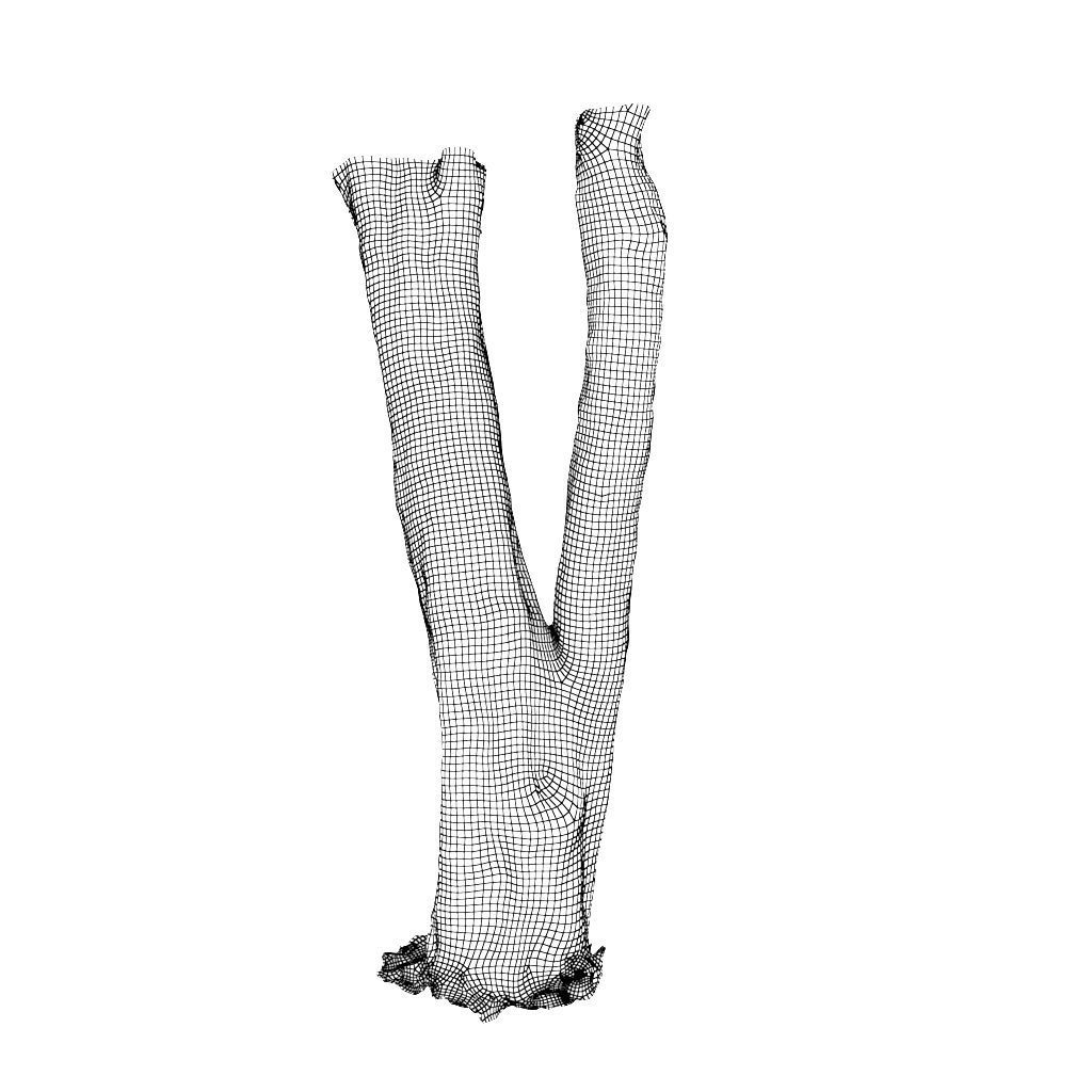 Low poly - High poly Trunk 04 - Photogrammetry Low-poly 3D model_13