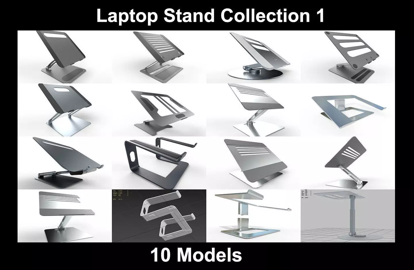 Laptop Stand Collection 1 - 10 Models _0
