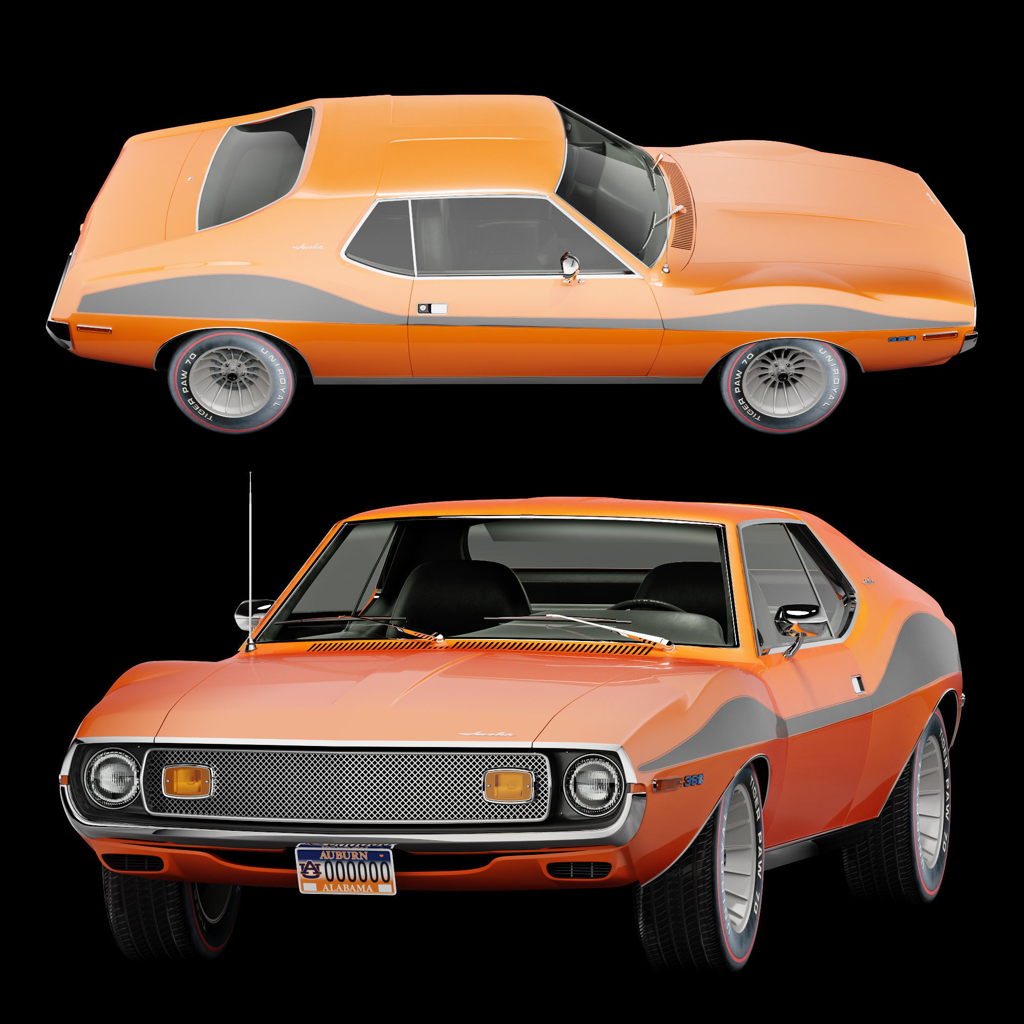 AMC javelin-1972 3D model_12