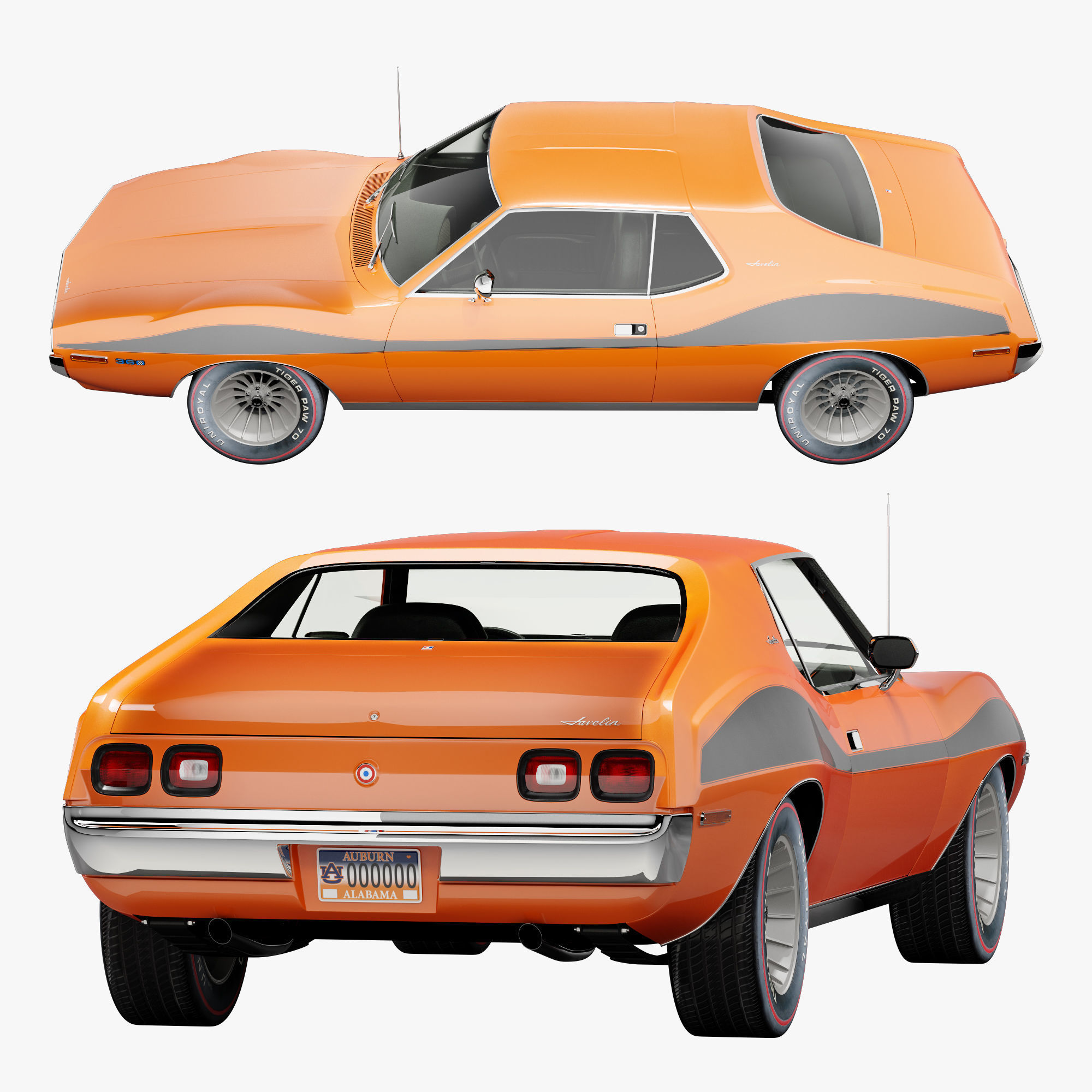AMC javelin-1972 3D model_5