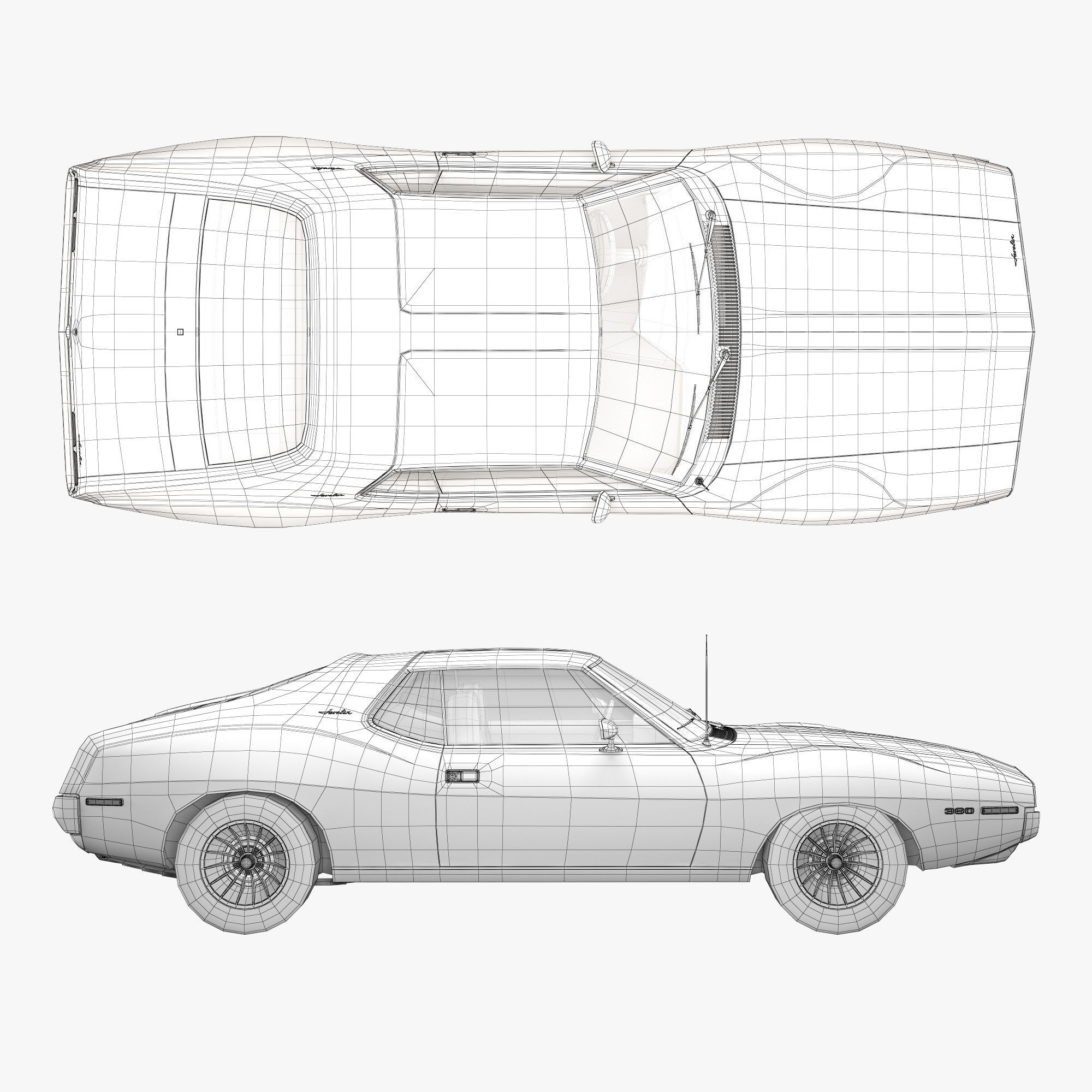 AMC javelin-1972 3D model_17