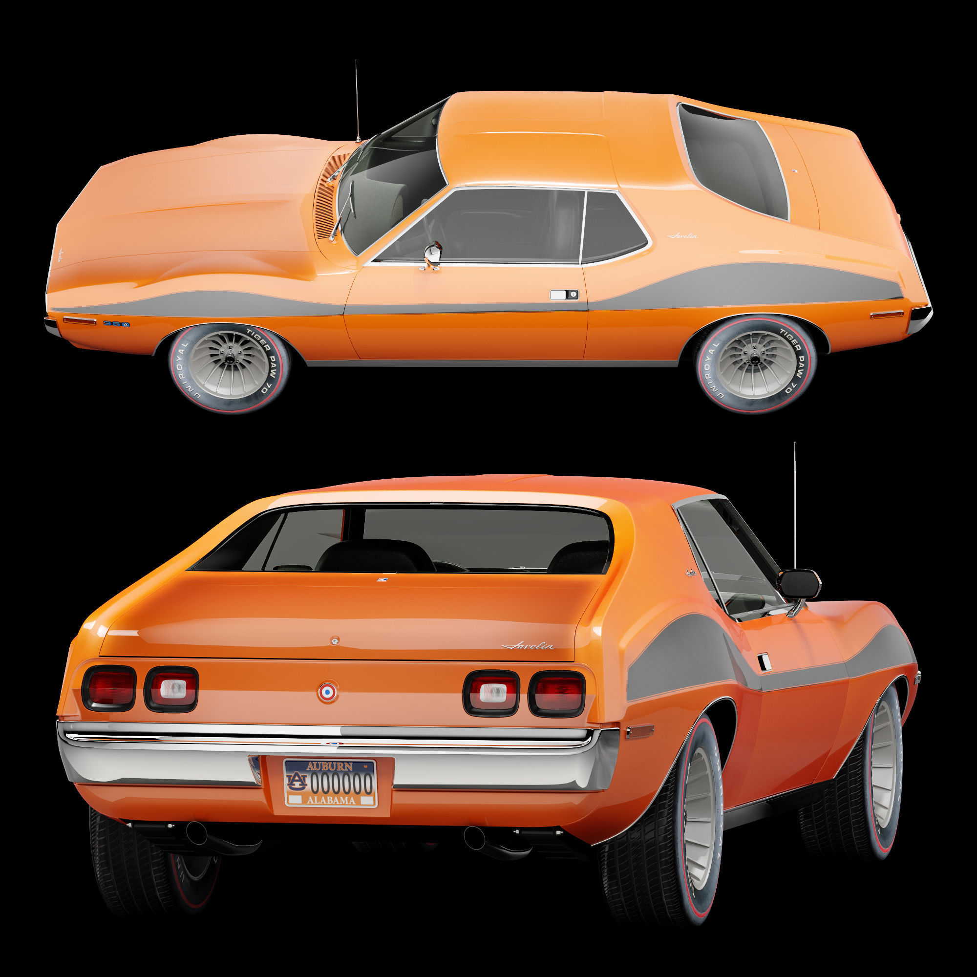 AMC javelin-1972 3D model_13
