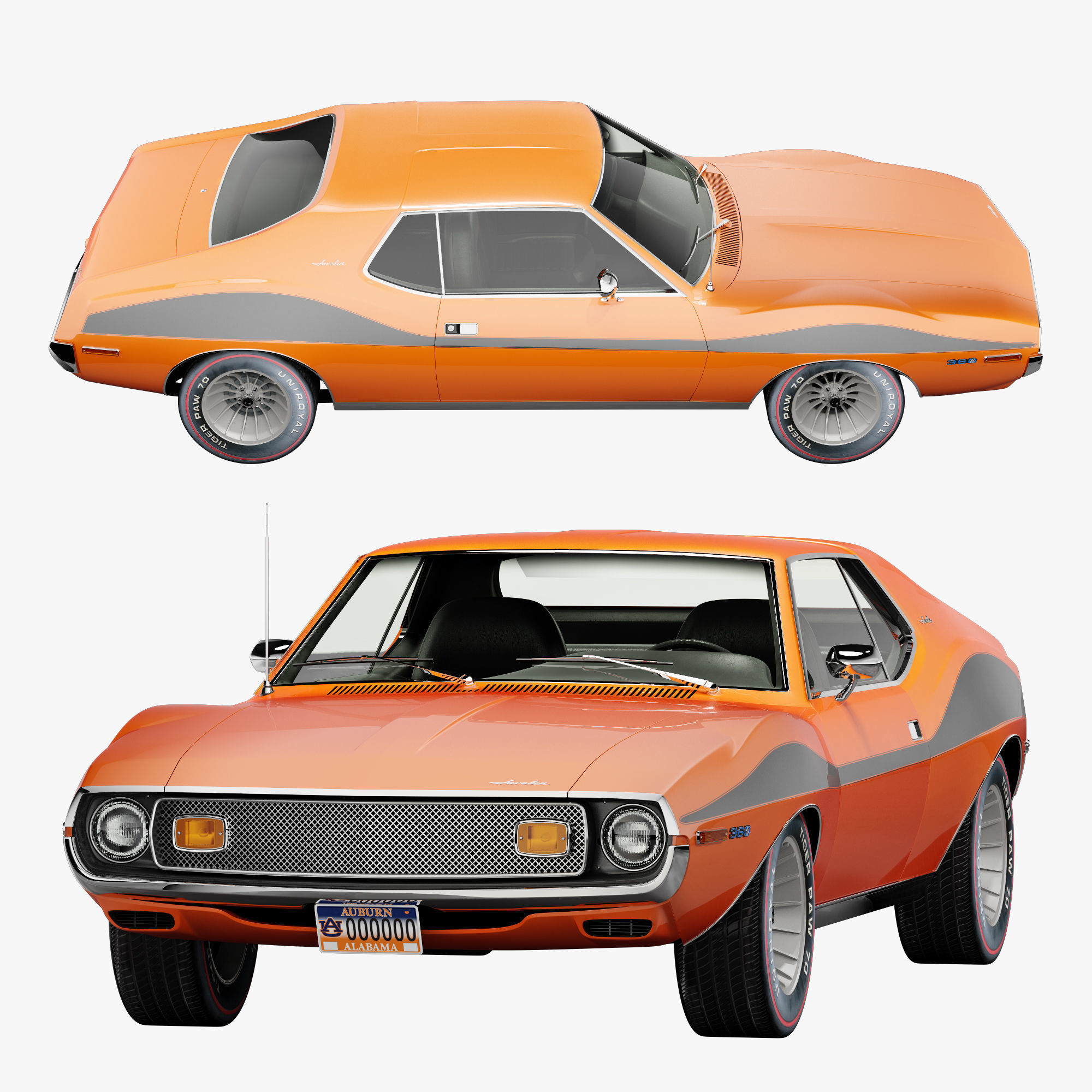 AMC javelin-1972 3D model_4