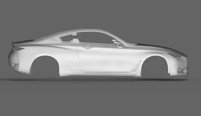 2019 Infiniti Q60 3DSCANNED MODEL