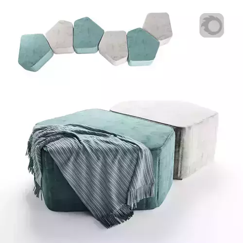 Modo Ottoman 3D model