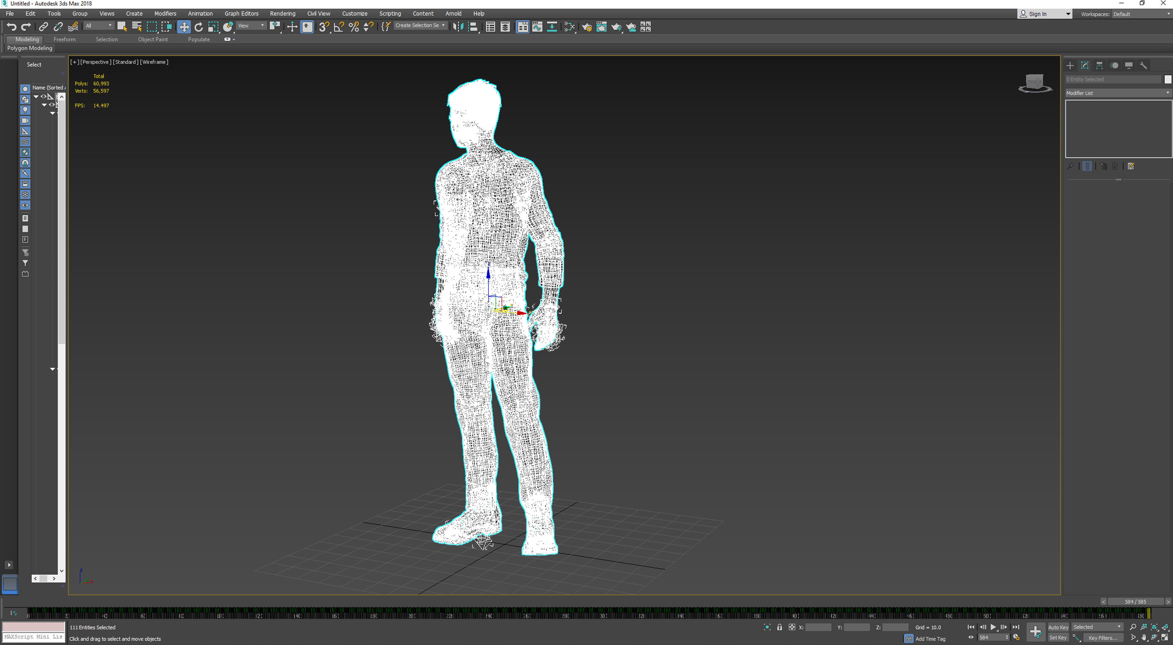 Volodymyr Zelenskyy 3D Rigged model ready for animation Low-poly 3D model_9