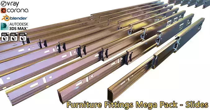 Furniture Fittings Mega Pack - Slides