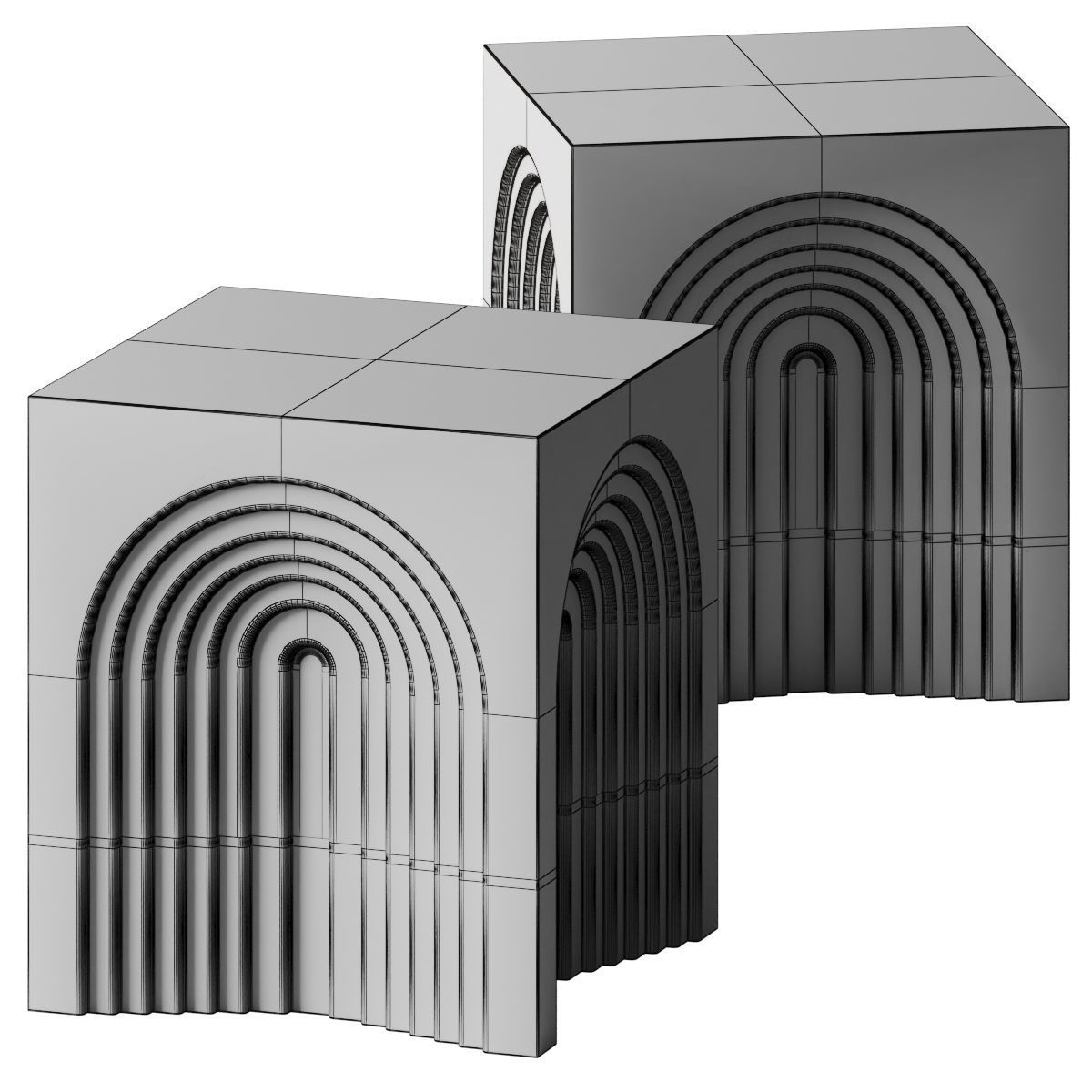 Arcade table 3D model_2