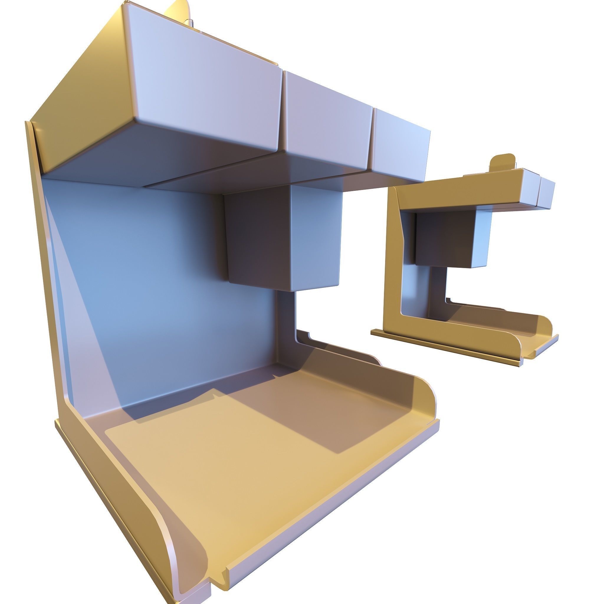 Furniture Fittings Mega Pack - Waste Bins 3D model_61