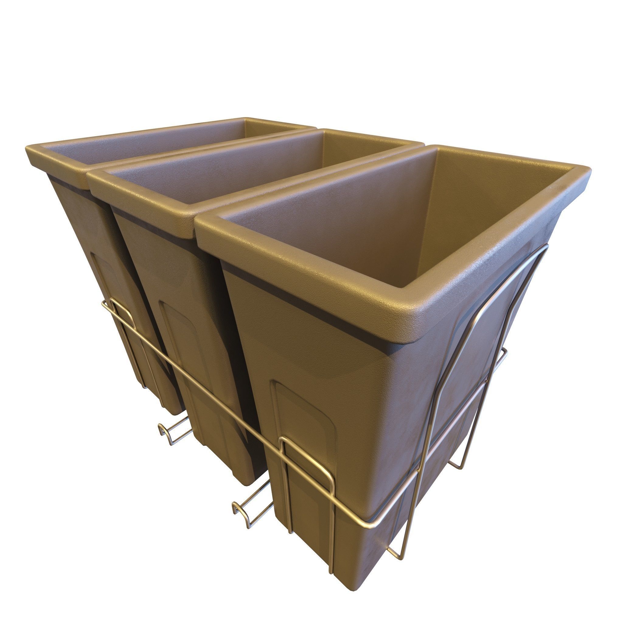 Furniture Fittings Mega Pack - Waste Bins 3D model_30