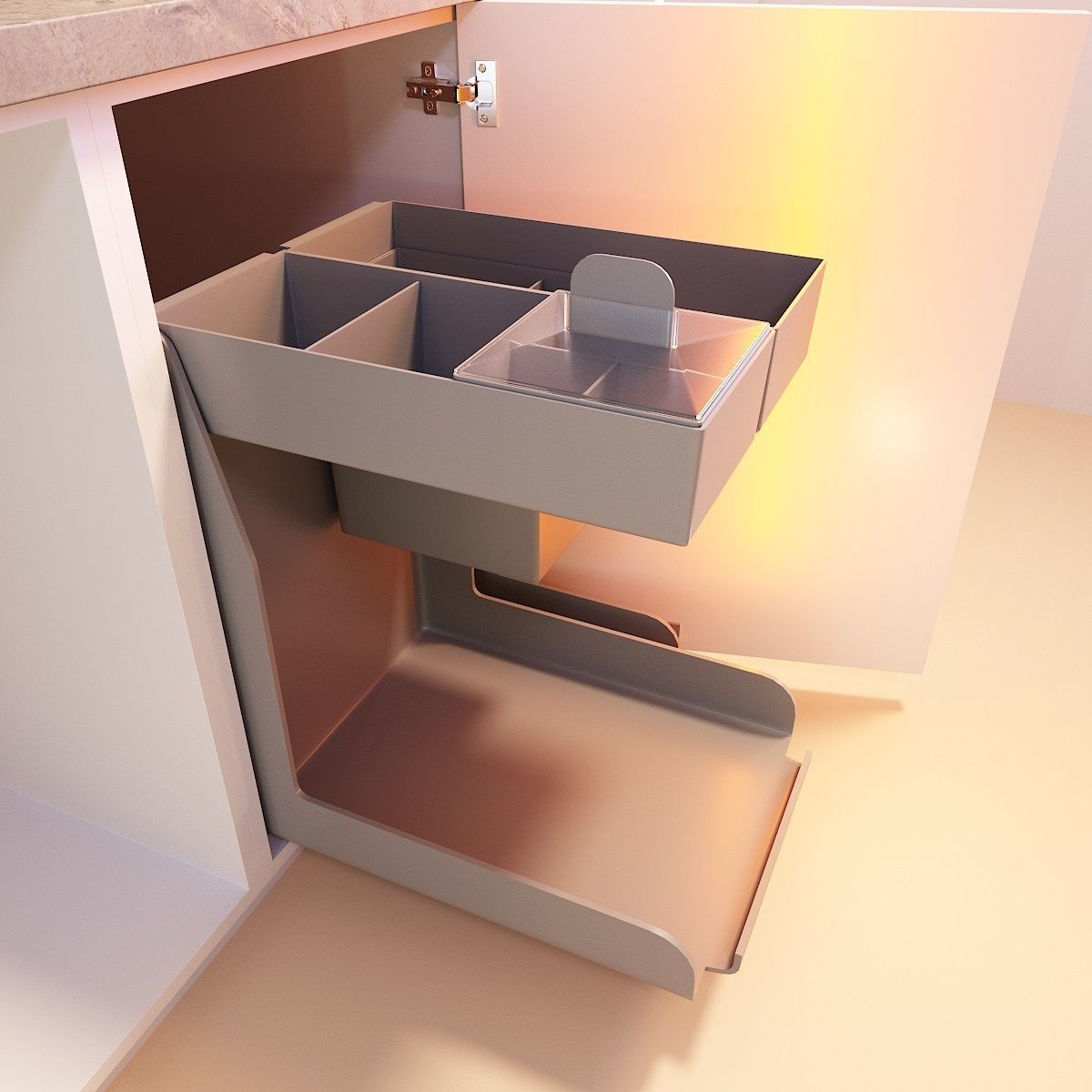 Furniture Fittings Mega Pack - Waste Bins 3D model_57