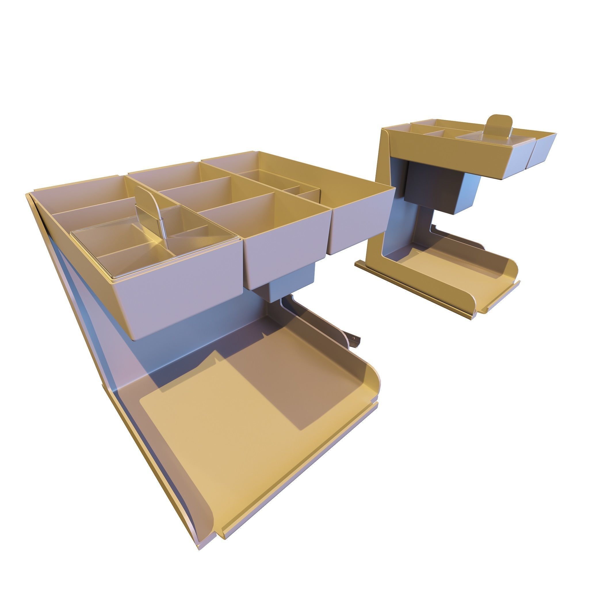Furniture Fittings Mega Pack - Waste Bins 3D model_55
