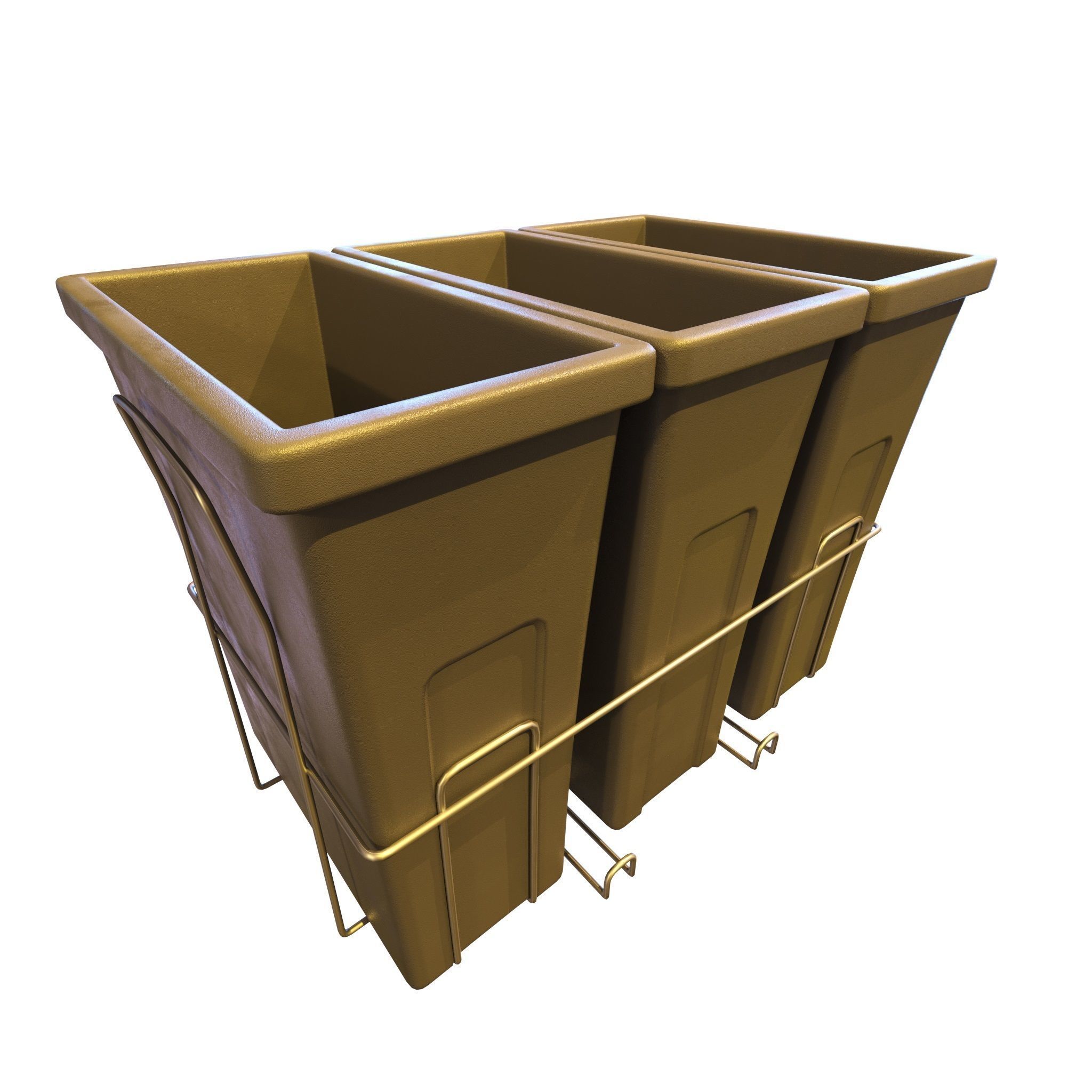 Furniture Fittings Mega Pack - Waste Bins 3D model_24