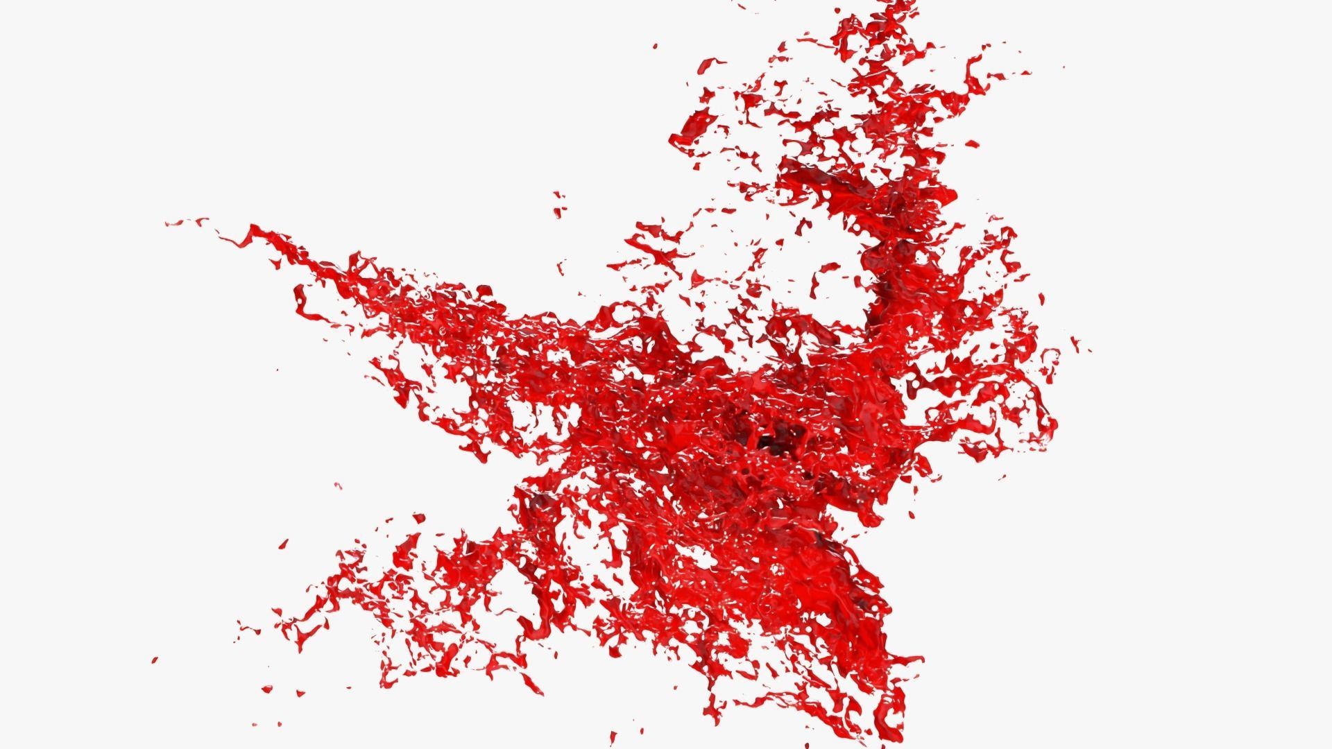 Blood Burst Static 3 3D model_1