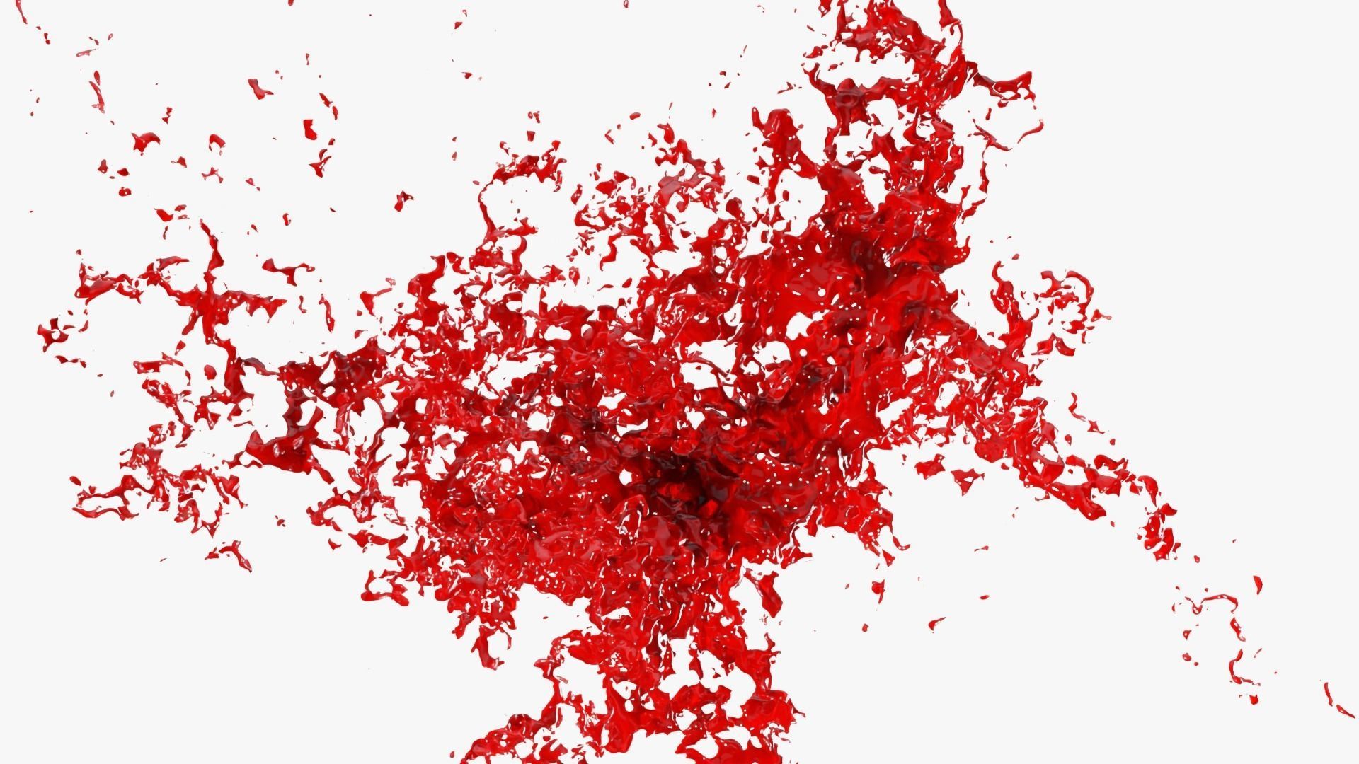Blood Burst Static 3 3D model_2
