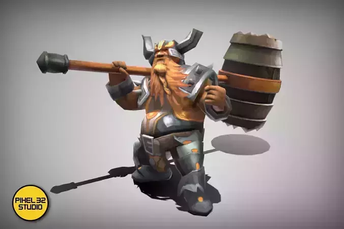 Dungeon Fantasy Monster - Hammer Viking