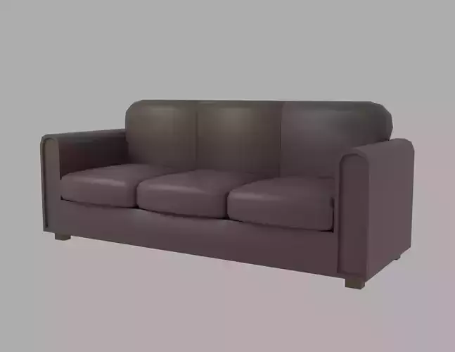 Sofa - Lowpoly leather