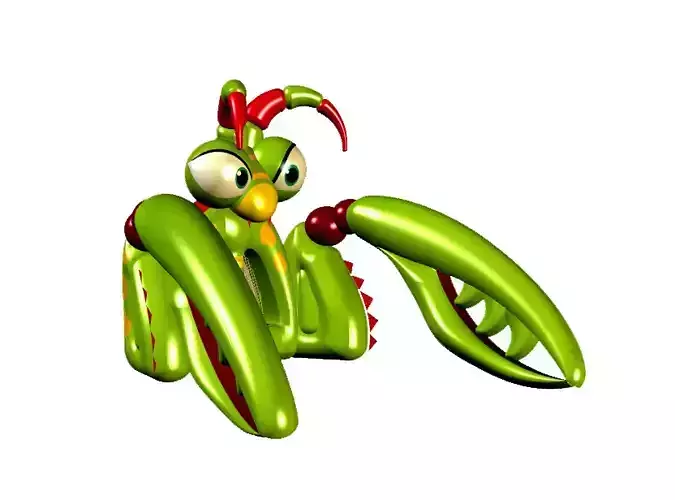  Mantis 3d model Rhinoceros 3D model