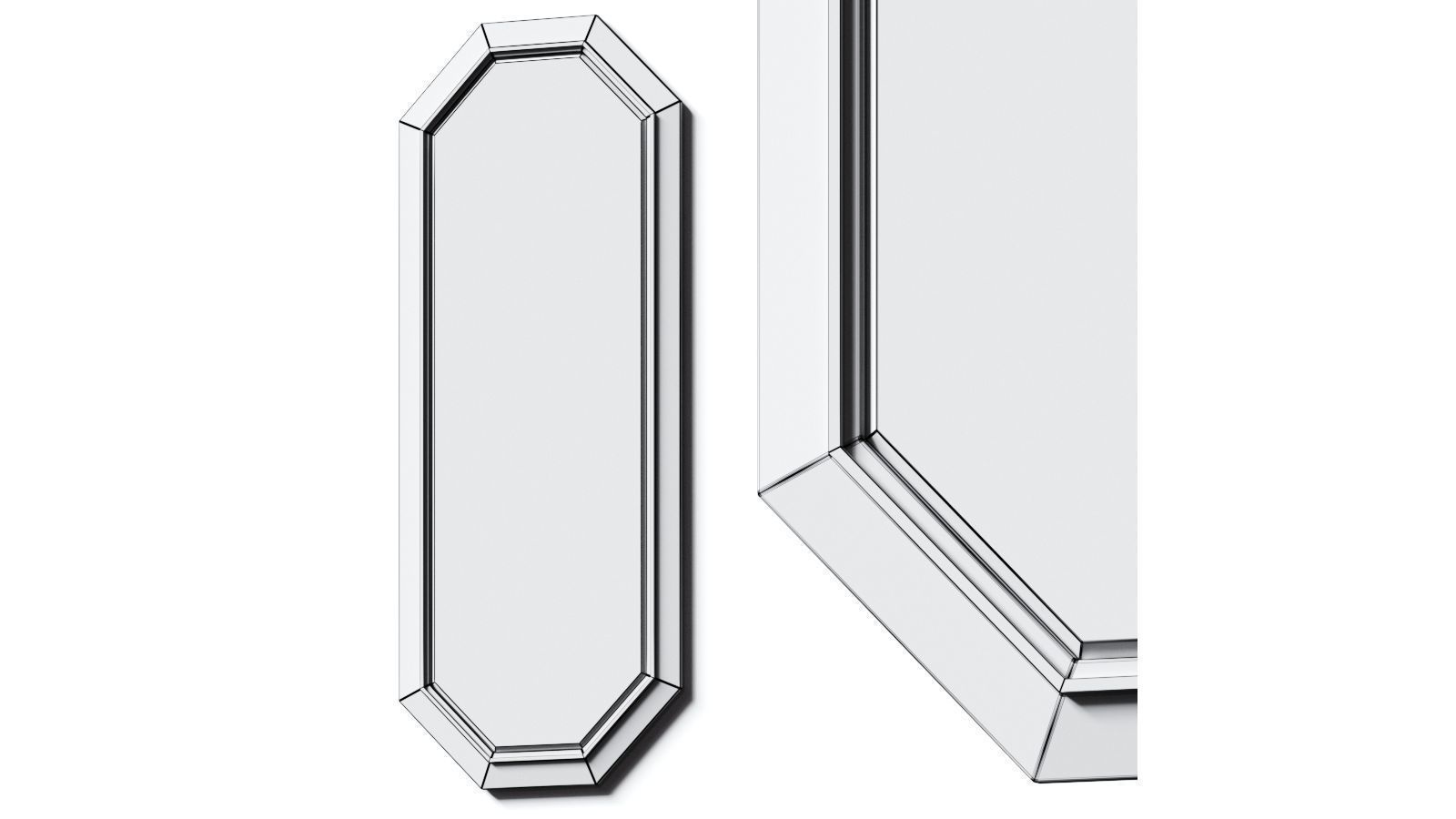Prestige Gran Duca Wall Mirror 3D model_1