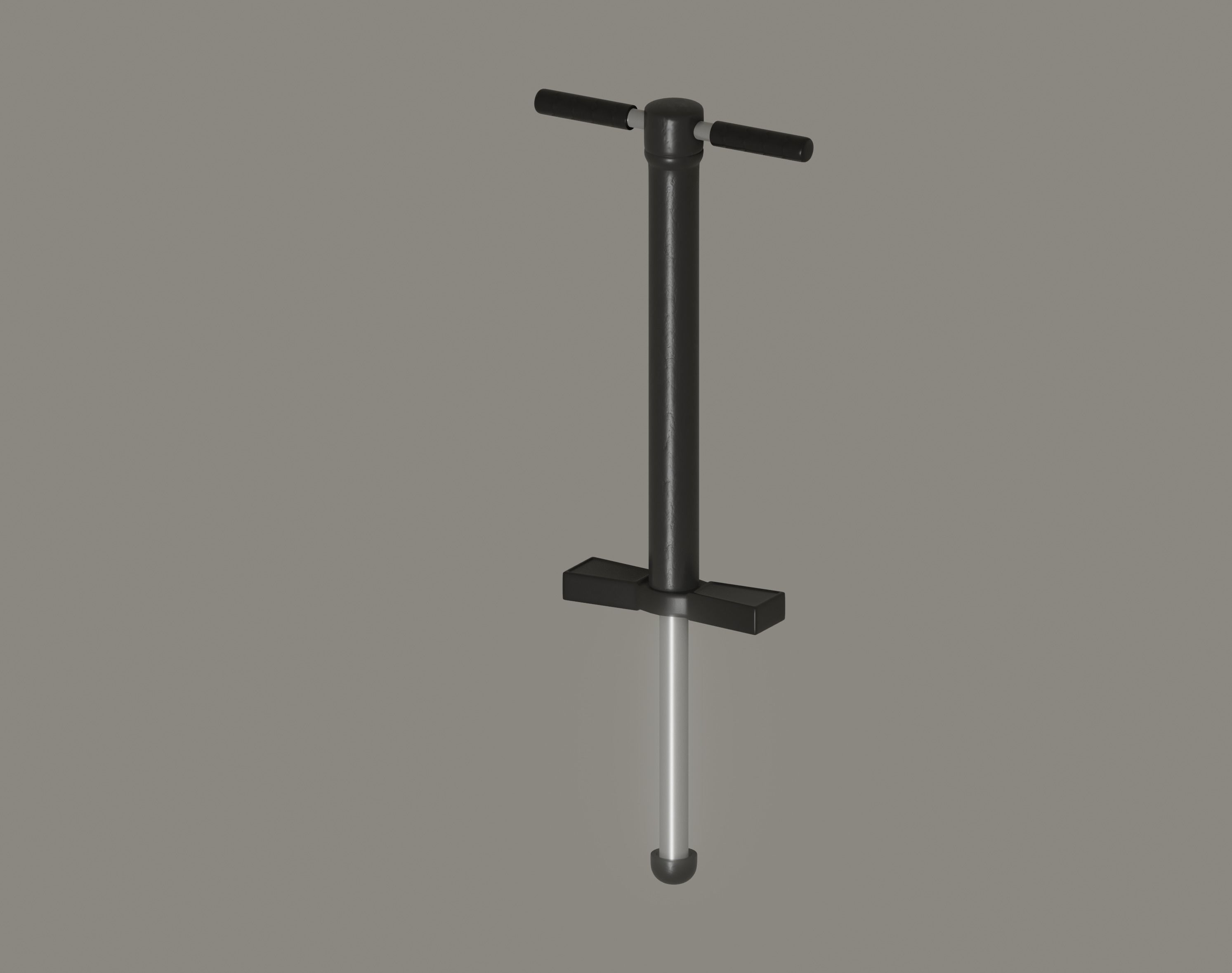 Pogo Stick 3D model_2