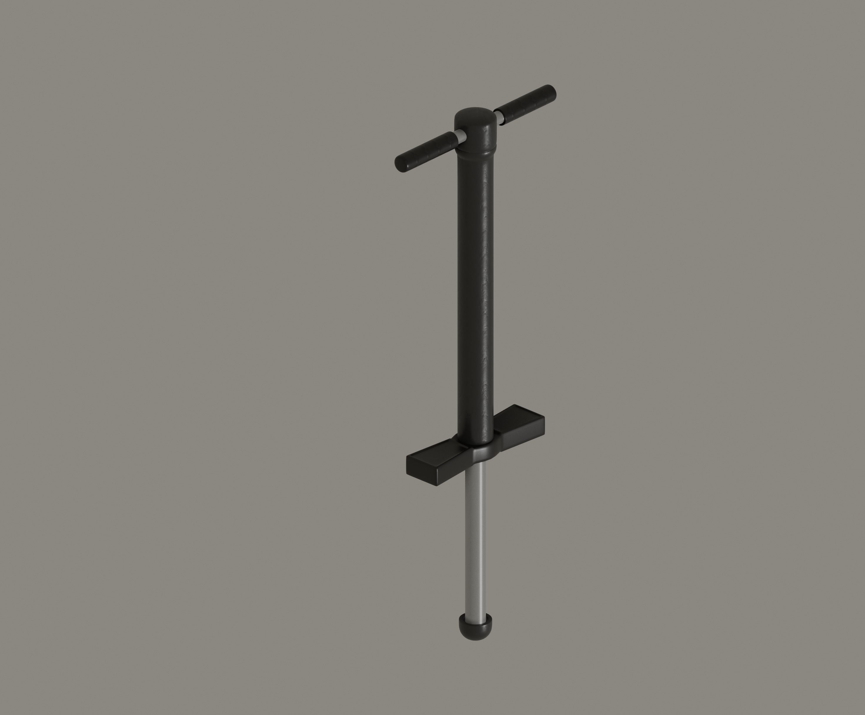 Pogo Stick 3D model_4
